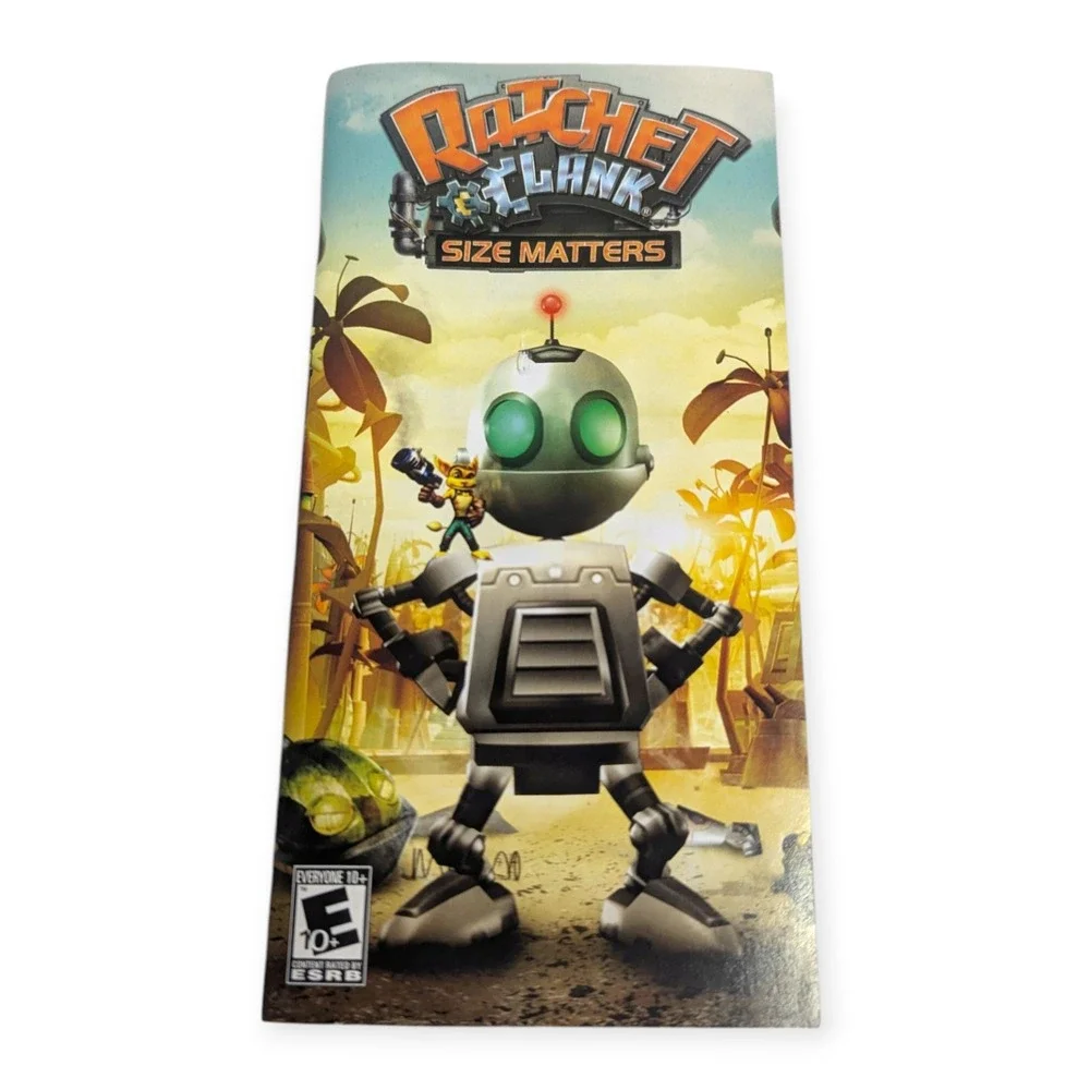 Ratchet & Clank Size Matters Sony PSP Game CIB Complete Manual 2007 Action